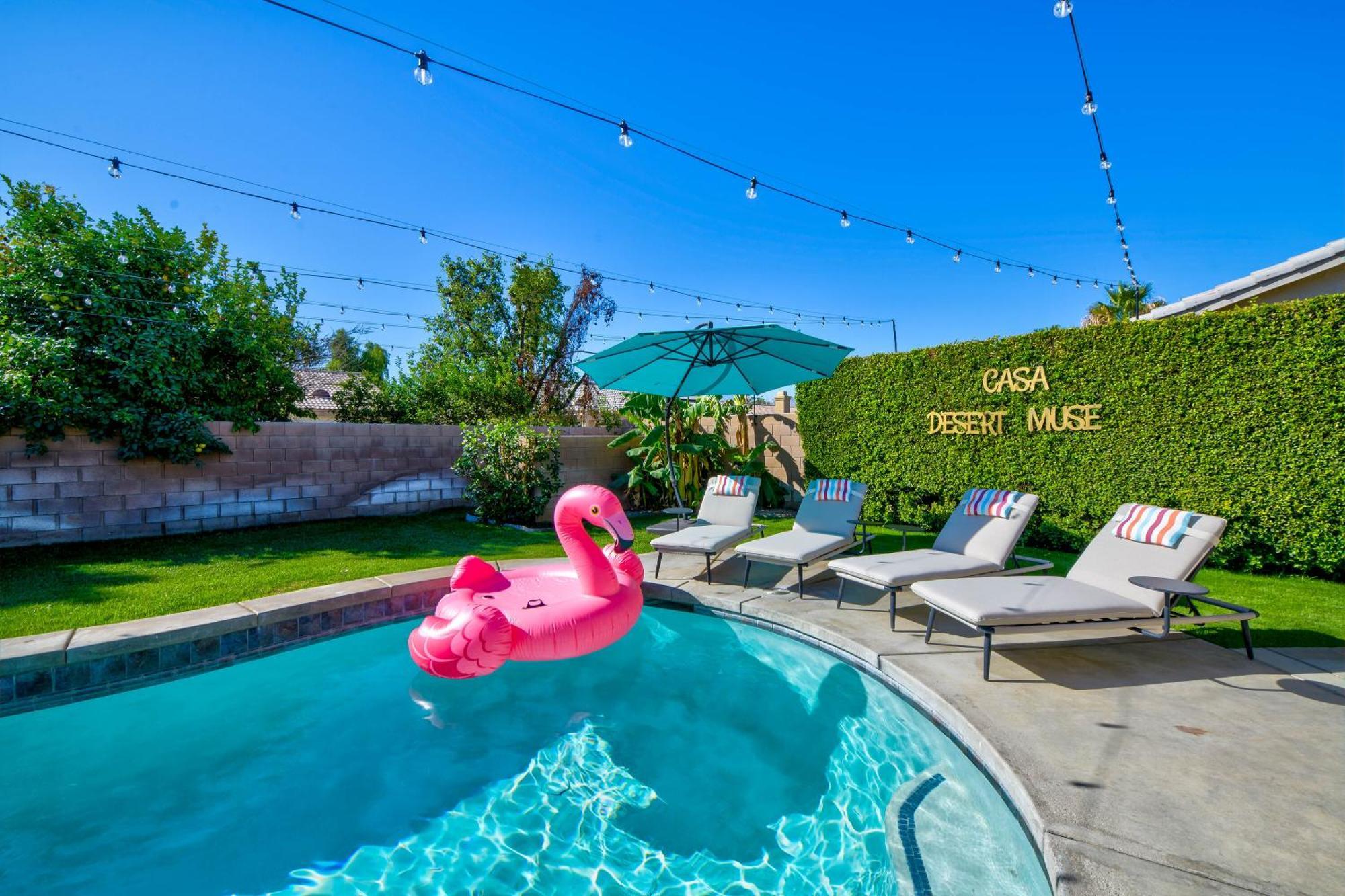 Casa Desert Muse With Heated Pool Spa Firepit Mini Golf And Games Indio Esterno foto